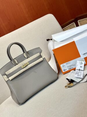 Home Hermès Birkin 25 Gris Asphalt Togo Gold Hardware