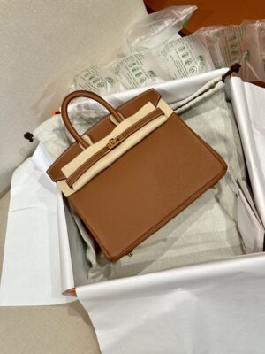Home Hermès Birkin 25 Gold Togo Gold Hardware
