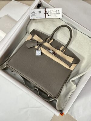 Home Hermès Birkin 25 Etain Togo Gold Hardware