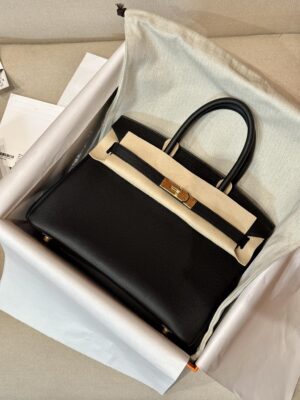 Home Hermès Birkin 30 Noir Togo Gold Hardware