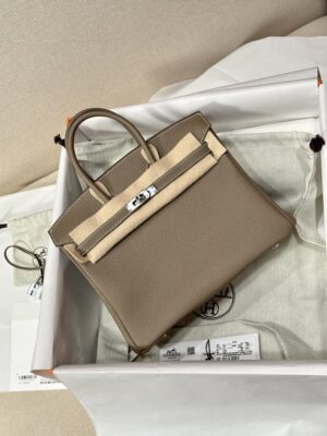 Home Hermès Birkin 25 Etoupe Togo Gold Hardware