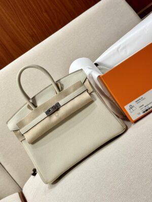 Home Hermès Birkin 25 Craie Togo With Palladium Hardware – Pristine Condition